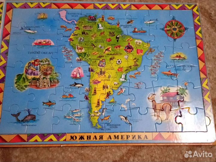 Книга с шестью пазлами из 48 элементов