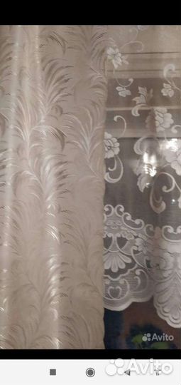 Комплект шторы и тюль бу