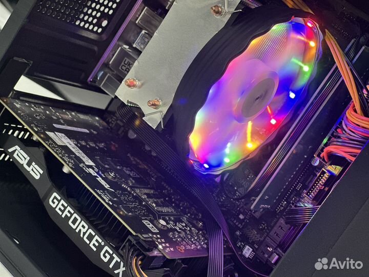 Новый игровой пк i3-10105F c GTX1660 super-6Gb