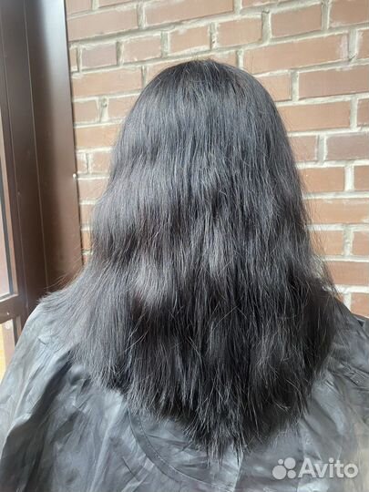 Кератиновое выпрямление волос