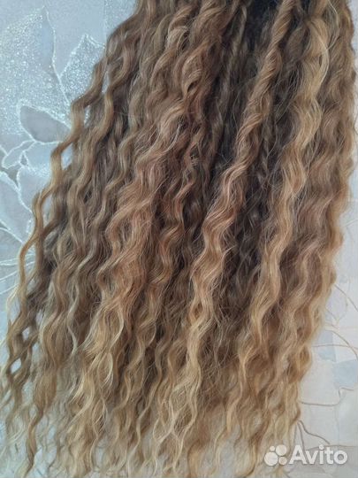 Дредолоконы Русый амбре тёплый