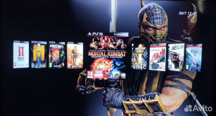 Sony PS3 SuperSlim 500gb/Прошита/HEN/50 Игр