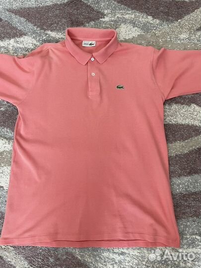 Винтажное поло с длинным рукавом lacoste