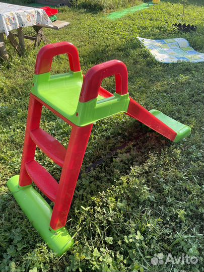 Детская горка пластиковая бу