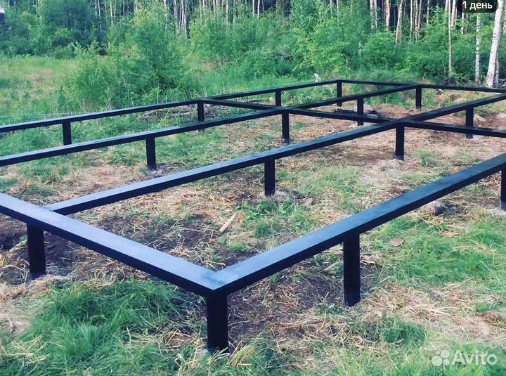 Винтовые сваи, фундамент