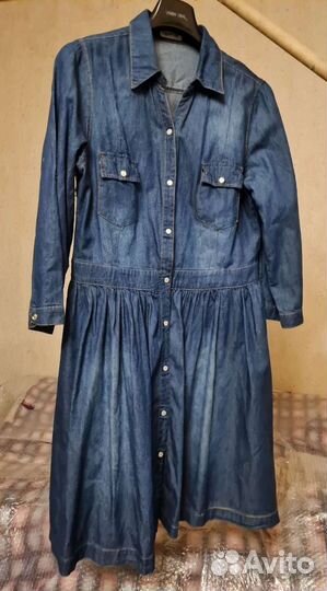 Джинсовое платье