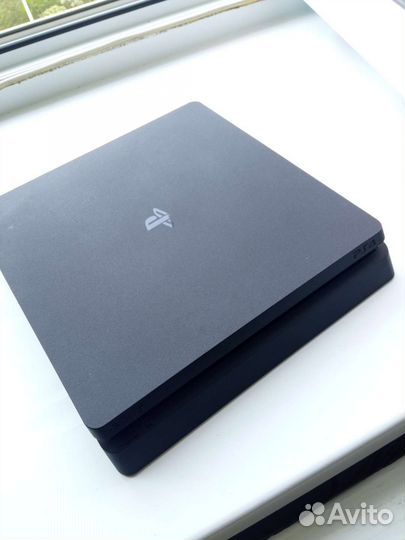 Ps4 slim 500gb + внешний hdd 1тб