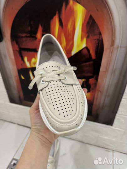 Лоферы натуральная кожа