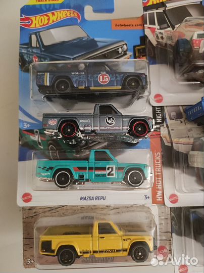 Hot wheels джипы пикапы