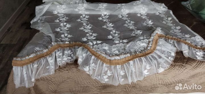 Штора тюль на кухню