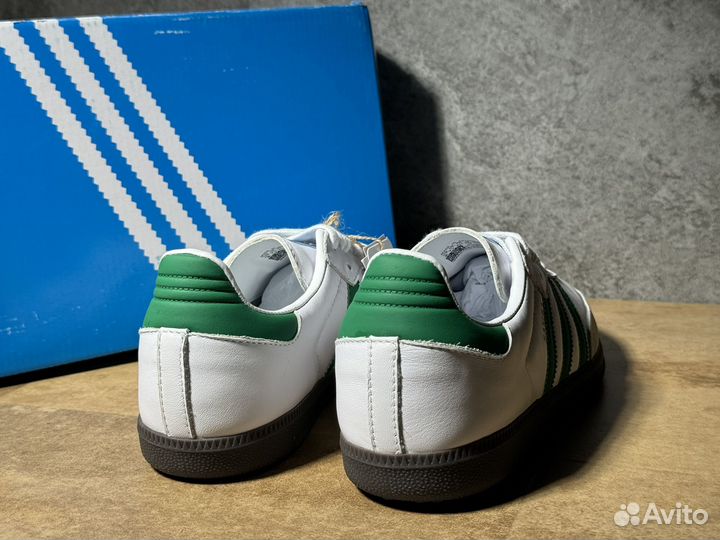 Кроссовки Adidas Samba OG Footwear White Green