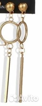 Новые сережки кружочки