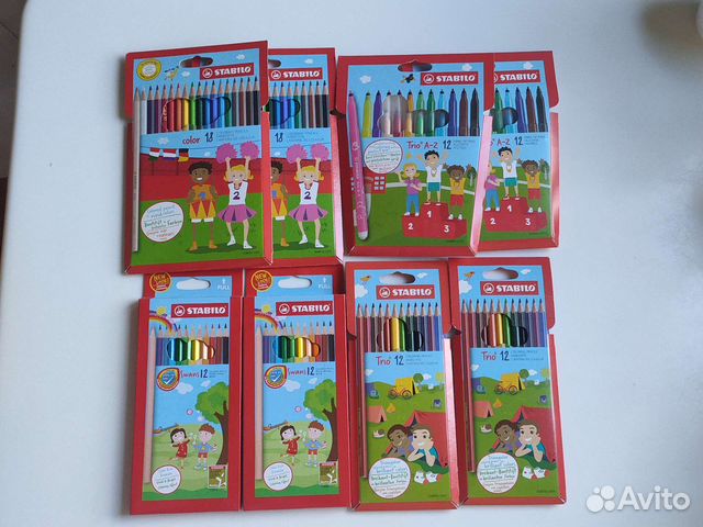 Цветные карандаши и фломастеры