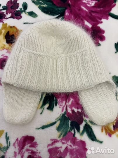 Шапка женская вязаная ручная работа