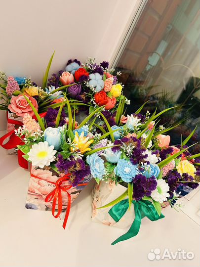 Букеты из мыла на выпускной