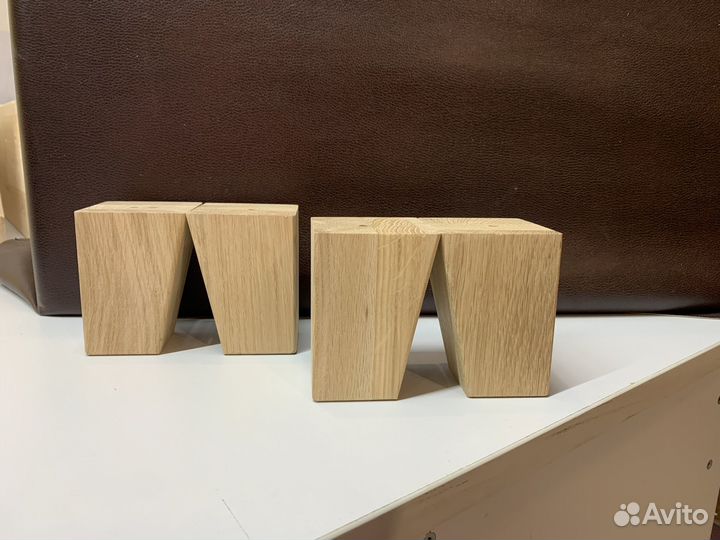 Ножка мебельная, дуб