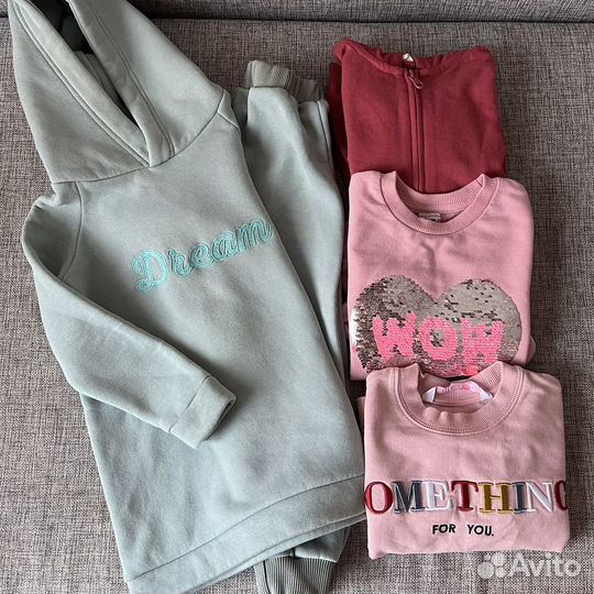 Вещи пакетом на девочку 98-104 см