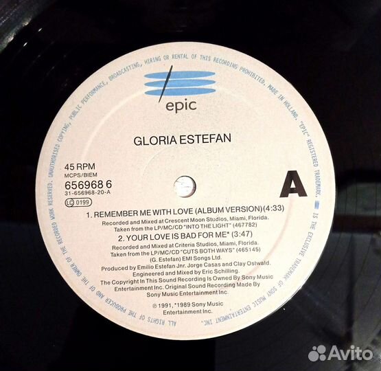 Виниловые пластинки Gloria Estefan