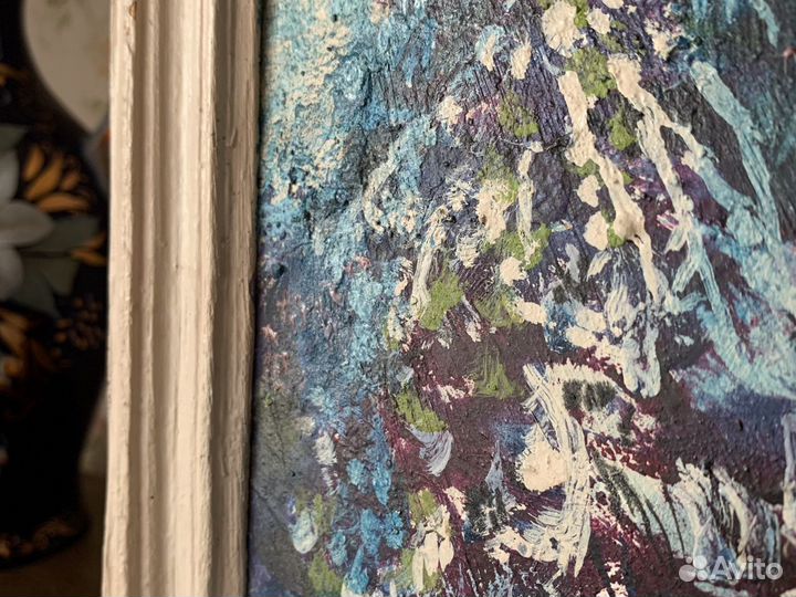 Картина зимний пейзаж