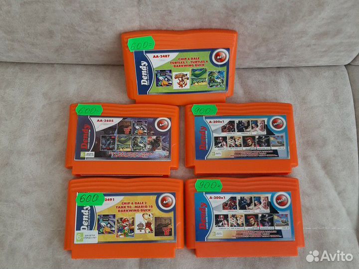 Продаю картриджи для денди (8 bit)