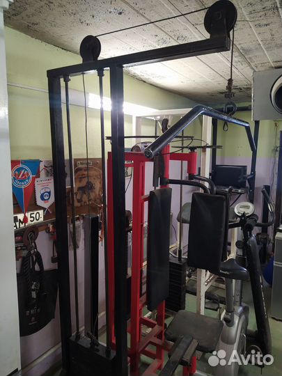 Силовые тренажеры тяга верхнего блока и др