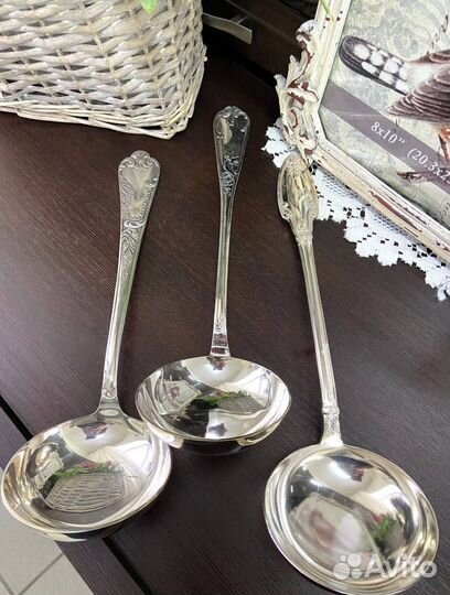 Половники. Франция. Серебрение