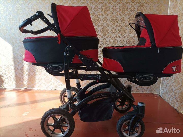 Коляска для двойни 2 в 1