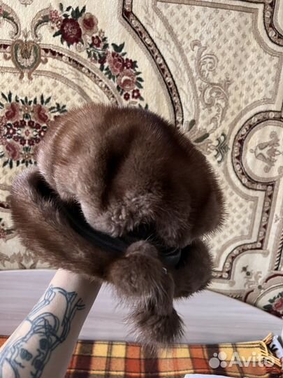 Шапка норковая женская