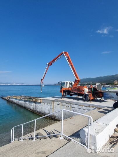 Подача бетона бетононасосом