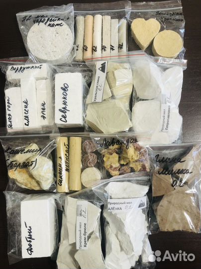 Набор мел и глина 