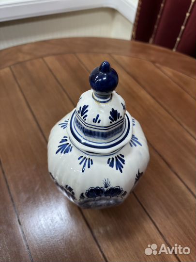 Имбирная ваза Gilde original delft handgemalt