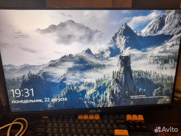 Монитор 75герц full hd 24 дюймов asus24dq