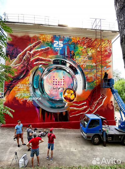 Художник роспись стен, аэрография, граффити