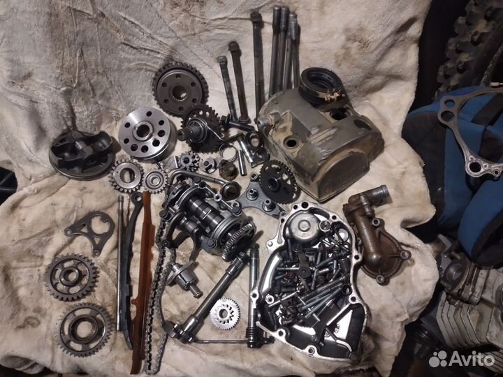 Двигатель Honda CRF 450X Разбор