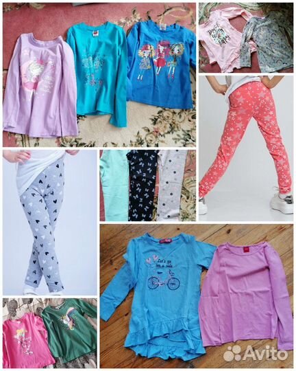 Пакет одежды (16 предметов) на девочку 128