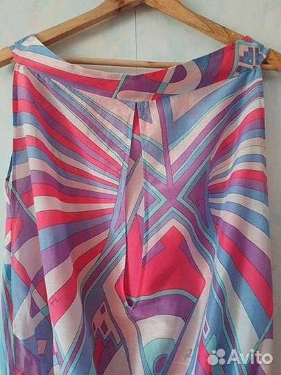 Шелковый топ Emilio Pucci