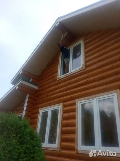 Шлифовка сруба.Конопатка.Теплый шов