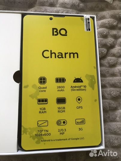 Планшет BQ Charm