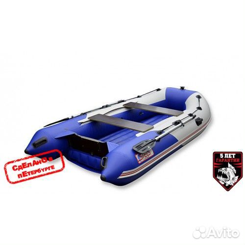 Надувная лодка пвх стелс 315 аэро с надувным дном