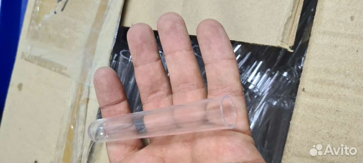 Пробирка пластиковая, новая