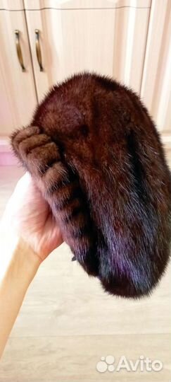 Шапка норковая женская 50 размер