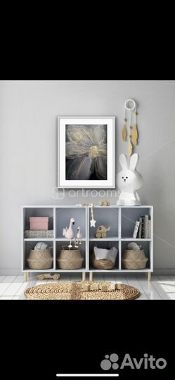 Невероятно нежный цветочек 50*70