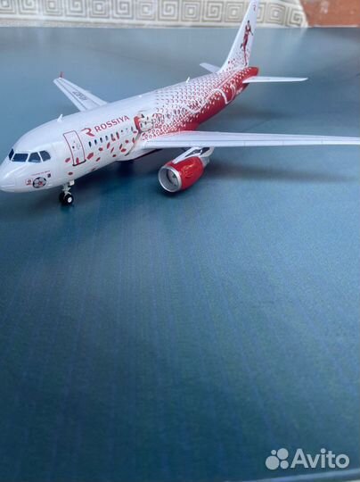 Модель самолета A319 Rossiya sport лёт