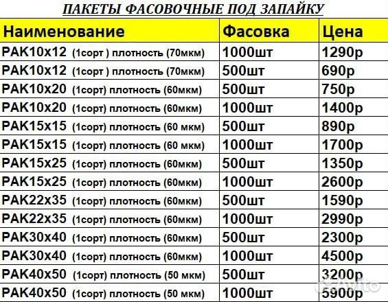 Пакеты 30*40 под запайку 500 шт