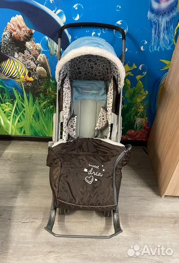 Детские санки коляска