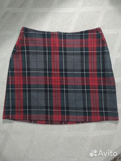 Юбка ASOS мини xs. В клетку