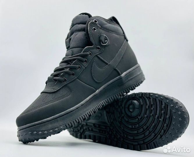 Nike Air Force 1 Lunar Duckboot Gore-Tex All Black