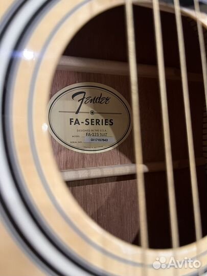 Fender FA-125 новая акустическая гитара