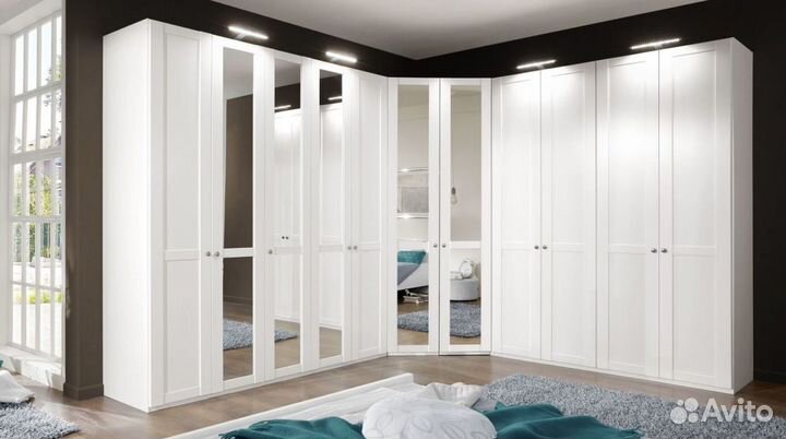 Угловой Шкаф Белый