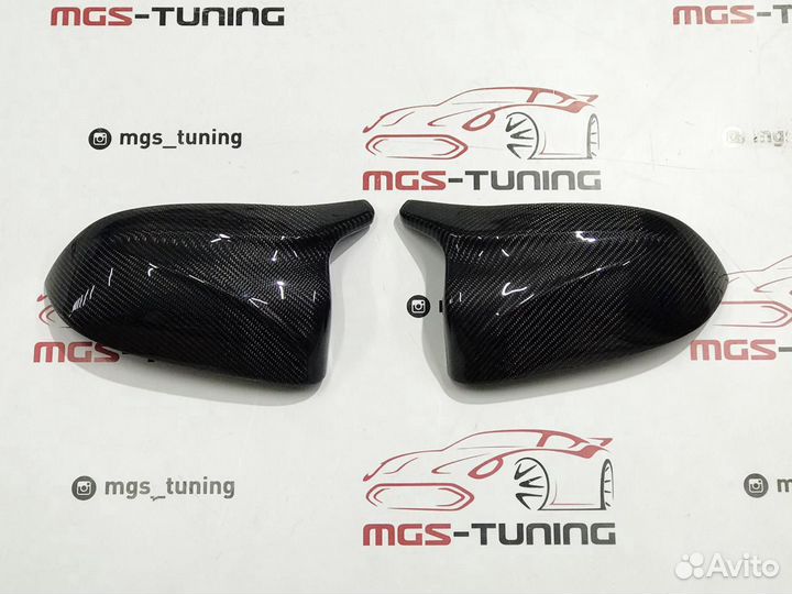Крышки зеркал X3M F97 на X3 G01 карбон